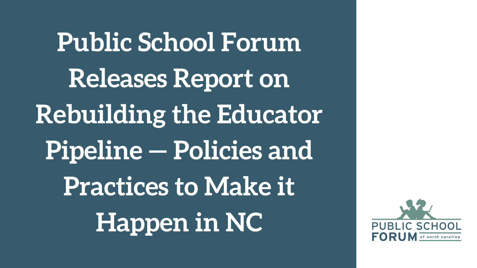 Public School Forum Releases Report on Policies and Practices to ...